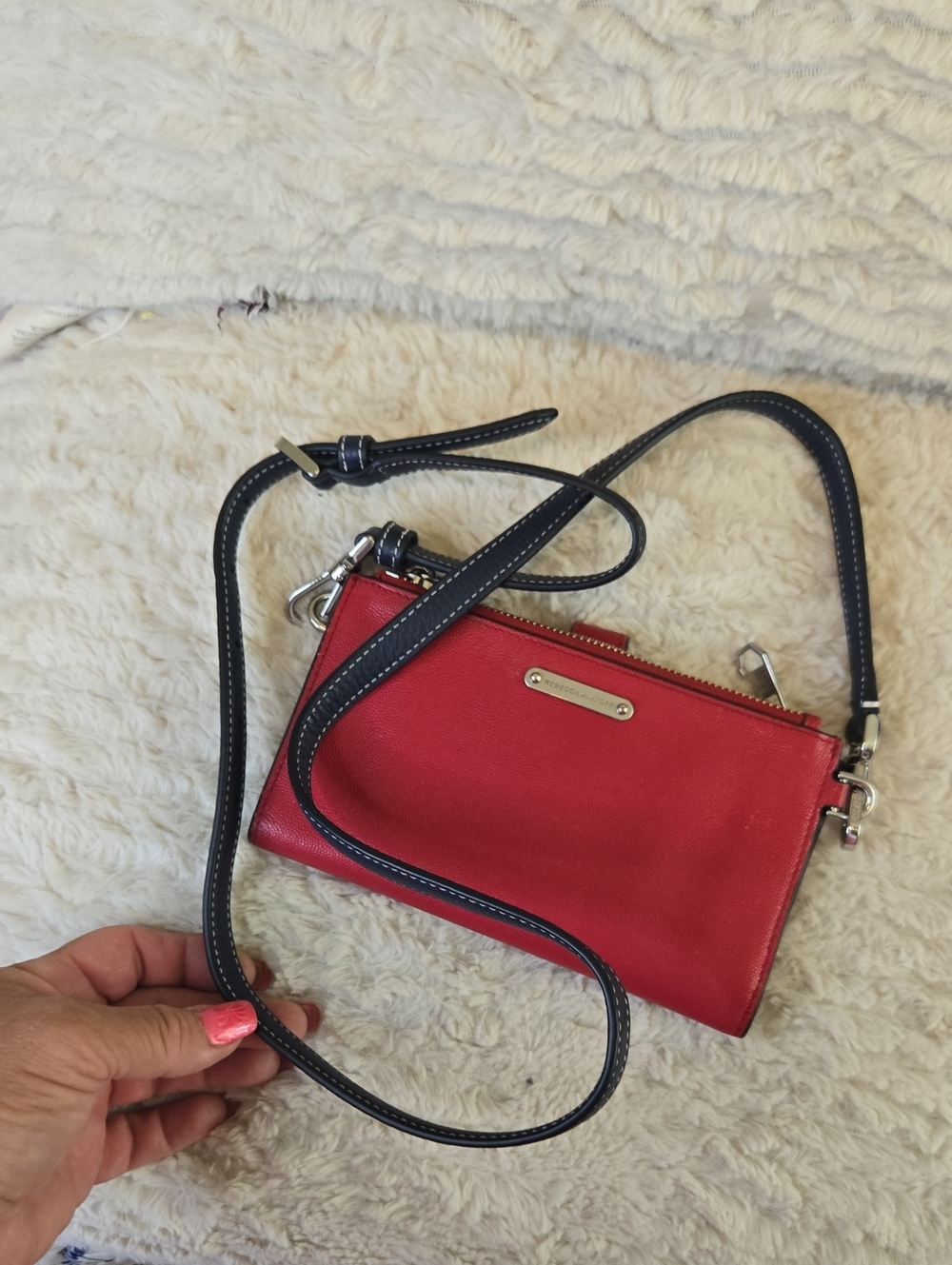 Rebecca Minkoff Red Crossbody Wallet - Picture 3 of 10